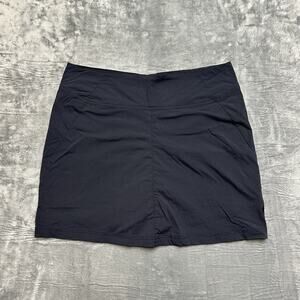 Royal Robbin Stretch Tennis Golf Skort Skirt Women's Size 16‎ Black Stretch